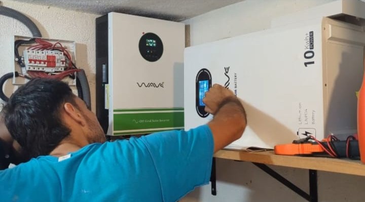 Instalación BirSON: inversor WAVE 5kW + batería 10kWh